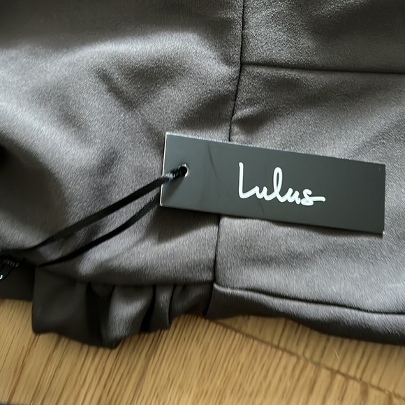 Gray Cold Shoulder Dress - Picture 3 of 3